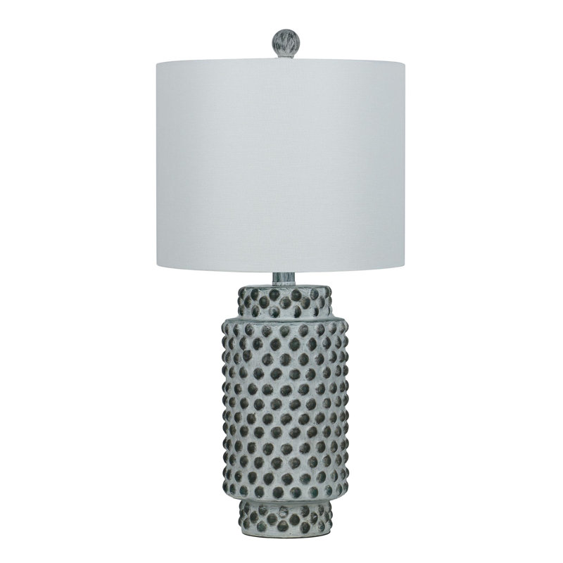 Corabell Resin Table Lamp, Antique Blue