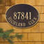 Hawthorne 2-Line Wall Address Plaque-411326033-411326037
