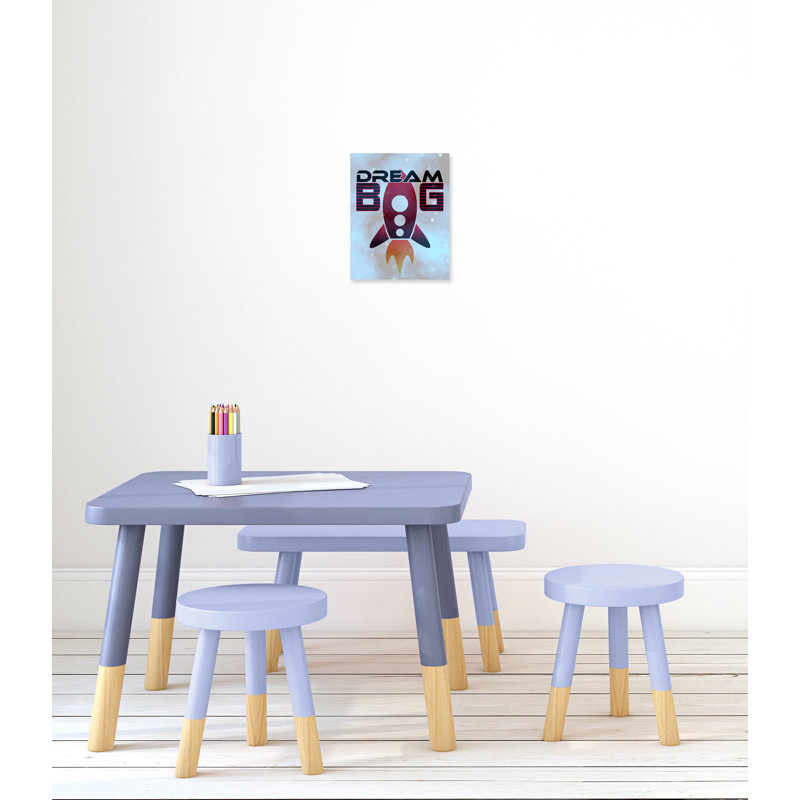 Grande surface de rêve, H 14 po x l 11 po x P 1,5 po, Toile