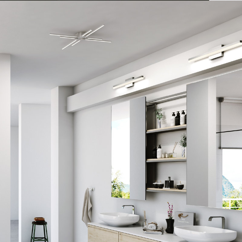 Peoa Dimmable LED Bath Bar, Chrome