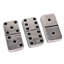 Domino Dominoes décoratifs - ensemble de 3 