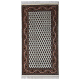 Indo Hand Woven Cotton and Wool Oriental Area Rug
