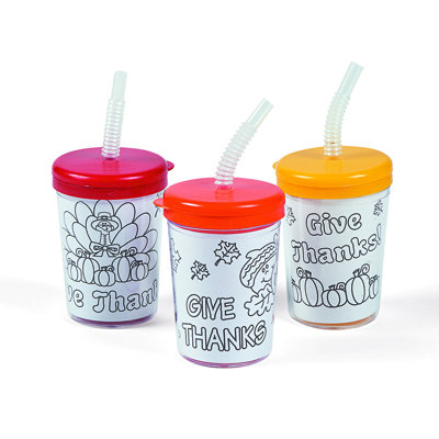 Arieana Disposable Thanksgiving Cups