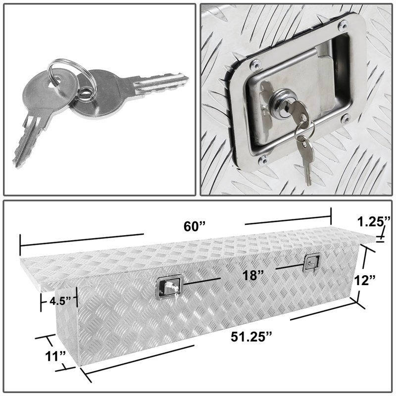 Boîte à outils de rangement à clé Aghrunnight