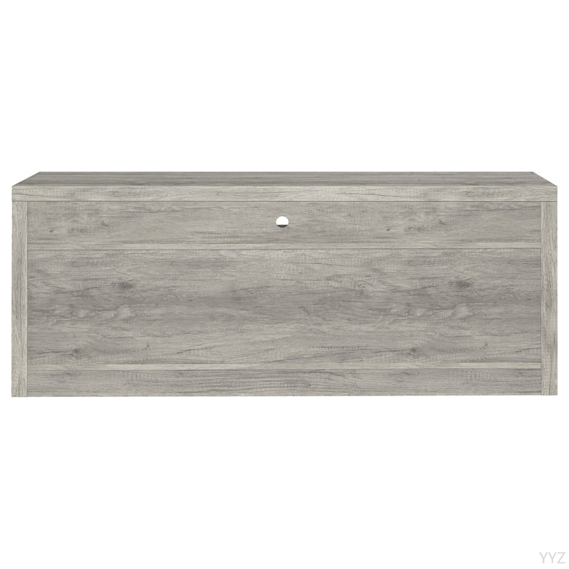 Grey Driftwood 2-Drawer Engineered Wood TV Stand