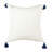 Orlanda Tassels Cotton Reversible Throw Pillow
