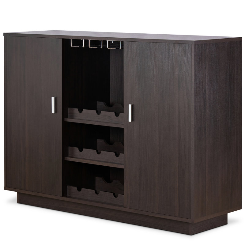 Rectangular Wine Server With Space For Dishes And Bottles Cabinet Storing Displaying In Laundry Room Areas