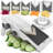 Multi Blade Adjustable Mandoline Cheese/Vegetable Slicer, Cutter, Shredder With Precise Maximum Adjustability