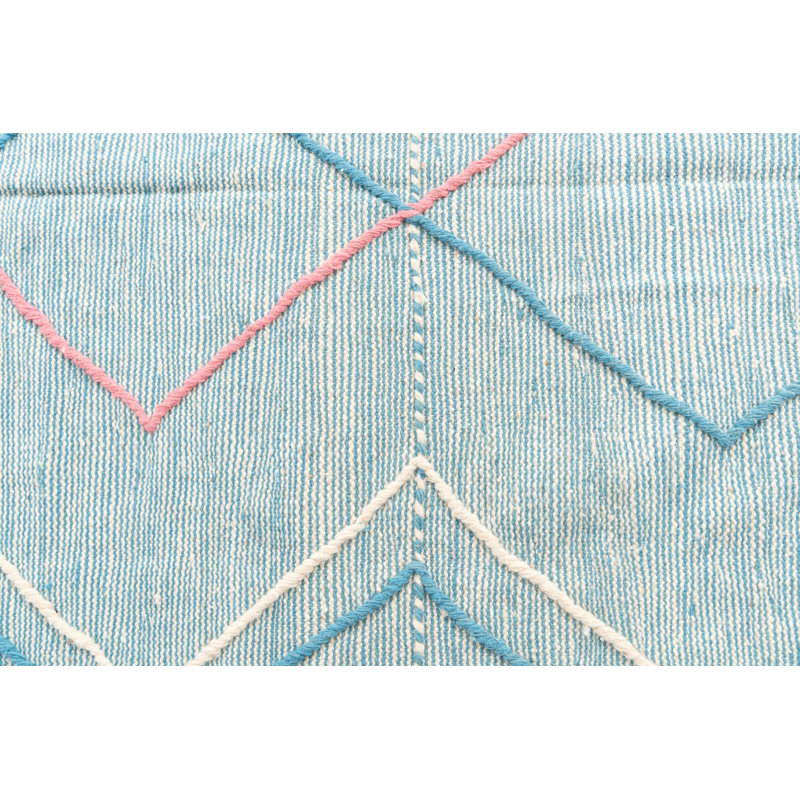 Tapis bleu clair Oliver
