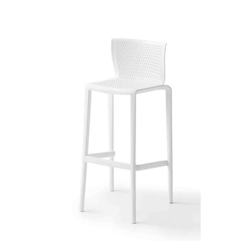 Tabouret de bar espion de patio, Blanc