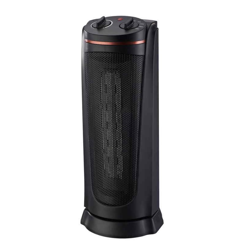 18" Oscillating Tower Heater w/ Thermostat