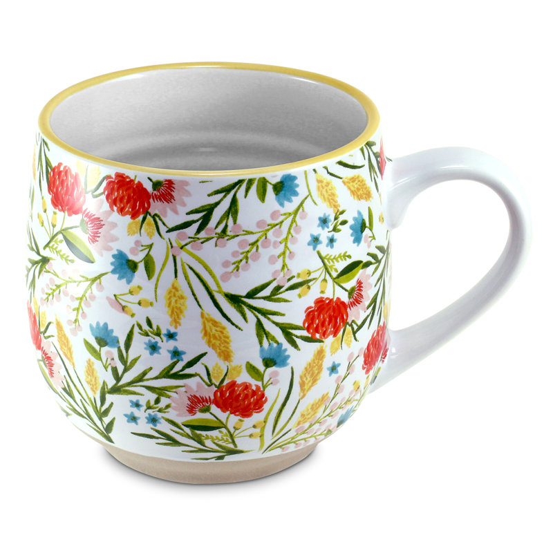 Grande tasse à café en céramique Elissha