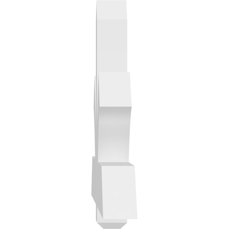Support pour pignon en PVC Redmond, H 27,5 po x l 60 po (pas: 11/12), P 4 po x F 6 po