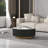 Jahnea Round Coffee Table with Storage, 2 Drawers-1720267008-1720267023