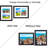Arha 8x10 Wood Collage Picture Frame with 2 Opening 4x6 Photos-1737766877