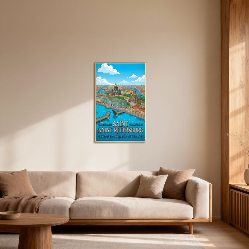 «Scenic & Cityscapes», impression d'art urbain de Saint-Pétersbourg, H 18 po x l 12 po
