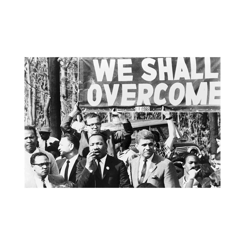 «Martin Luther King Jr», reproduction de photo, Toile tendue, H 8 po x l 12 po x P 0,75 po