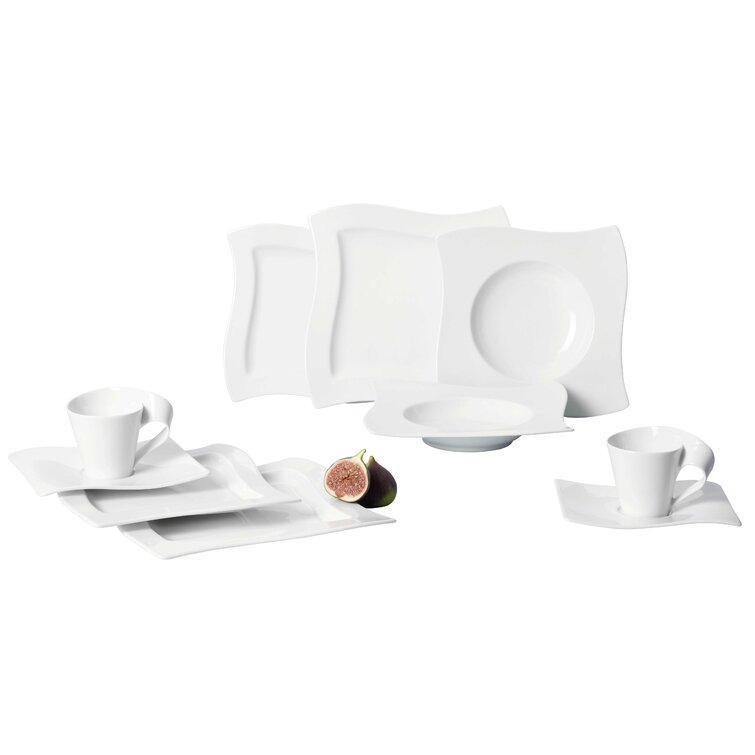 Villeroy & Boch New Wave Porcelain China Set - for 6 & Reviews | Wayfair