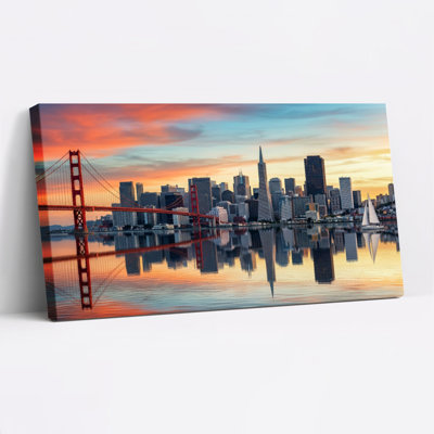 San Francisco Canvas Wall Art Oil Painting Print Set Of 1