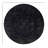 Huckstep One-of-a-Kind 9' 1" X 9' 1" Round Wool Area Rug Black