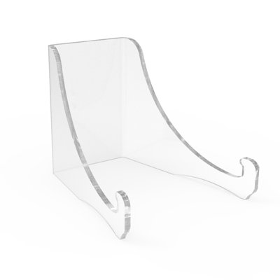 Fixturedisplays® Mini Multipurpose Plexiglass Lucite Clear Acrylic Easel Bowl Easel 20038