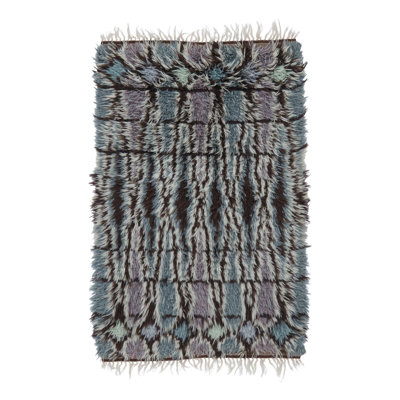 Vintage One-of-a-Kind 3'2" X 4'11" Hand Knotted Area Rug