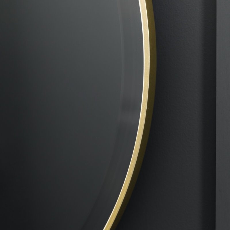 Horfield Wood Wall Mirror, Champagne