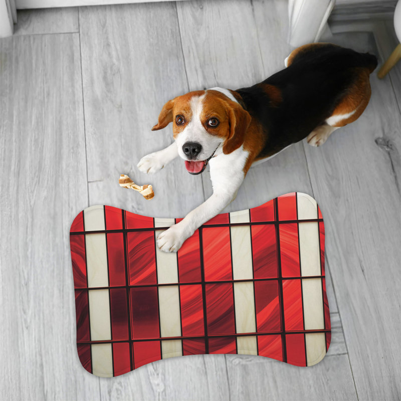 American Glass Art - Tapis d'alimentation en os 1 pièce