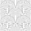  Papier peint amovible noir / blanc à motif abstrait arc-en-ciel pour décoration de salle de bain 17,3 po x 32,8 pi