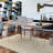 Furguson Rectangular with Steel Base Dining Table-27323421-27323418