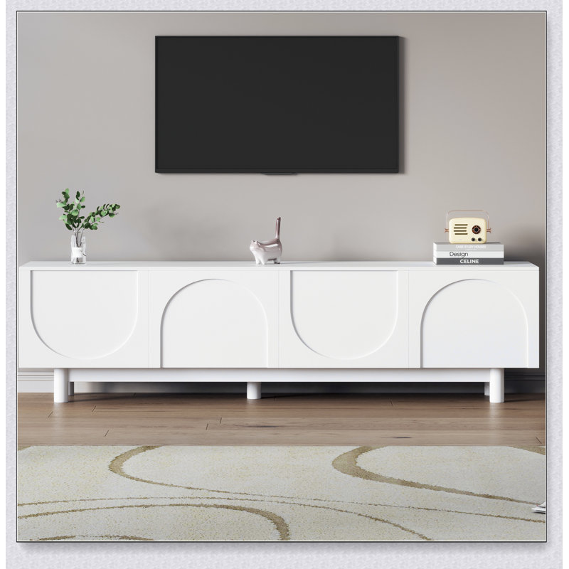 Meuble télé Graceful, Blanc
