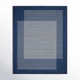 Nevins Striped Handwoven Area Rug in Navy