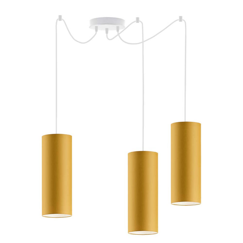 Jeannicole 3 - Light Pendant, Mustard, White
