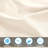 400 Thread Count Egyptian Cotton Blend Solid Deep Pocket Bed Sheet Set-1487332449-1487332453