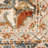 2' X 3' Gold Medallion Power Loom Area Rug