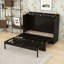 Grand lit escamotable 1 tiroir avec station de charge, armoire convertible-2072758268