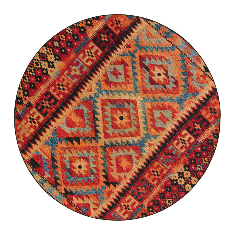Lorena Red/Yellow/Blue Indoor/Outdoor Rug