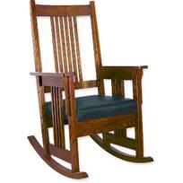 Plow & Hearth Solid Wood Rocking Chair & Reviews | Wayfair