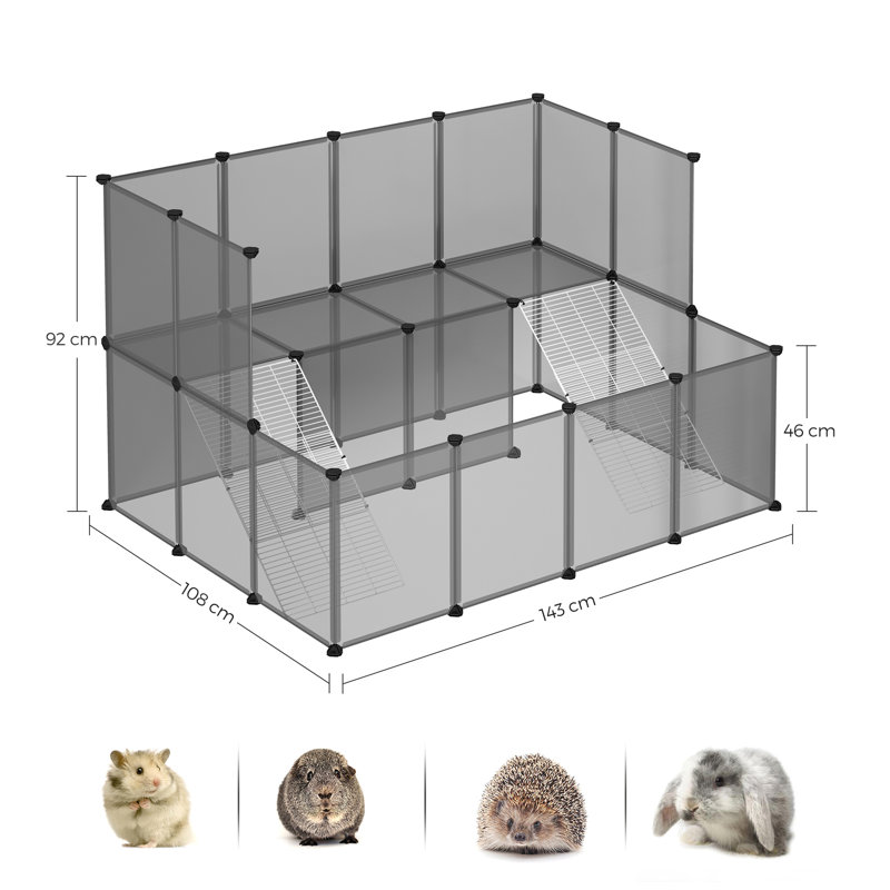 Juli Small Animal Cage, Grey