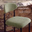 Tabourets de bar Velora 25,8 po H, revêtement en chenille, sans accoudoirs, structure en métal-1293797268