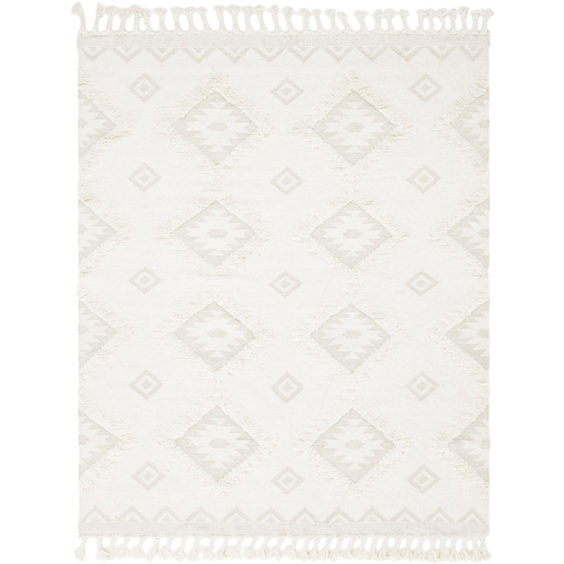 Shriver Performance Wool Geometric Indoor Rug, Rectangle 8' x 10'