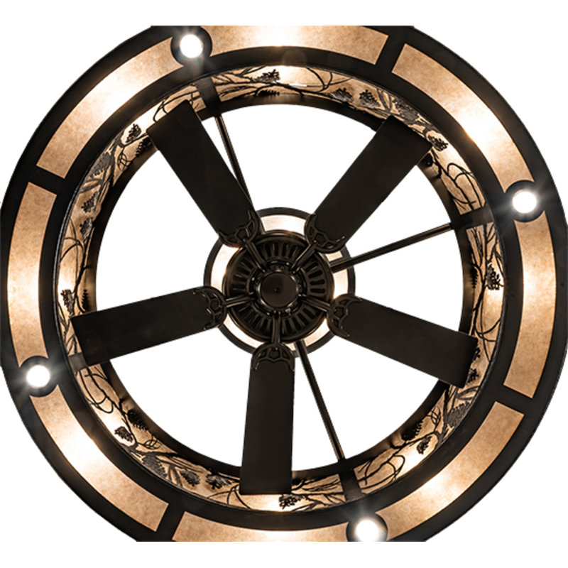 Whispering Pines Downrod Ceiling Fan