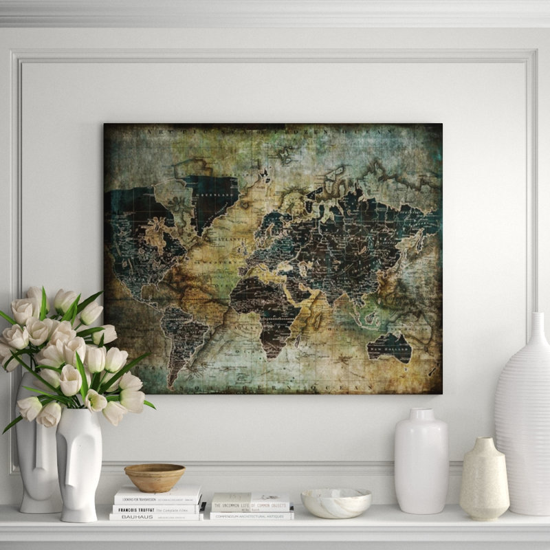 Ancient Geography Print by Sofia Fox, Outdoor, 36" H x 45" W