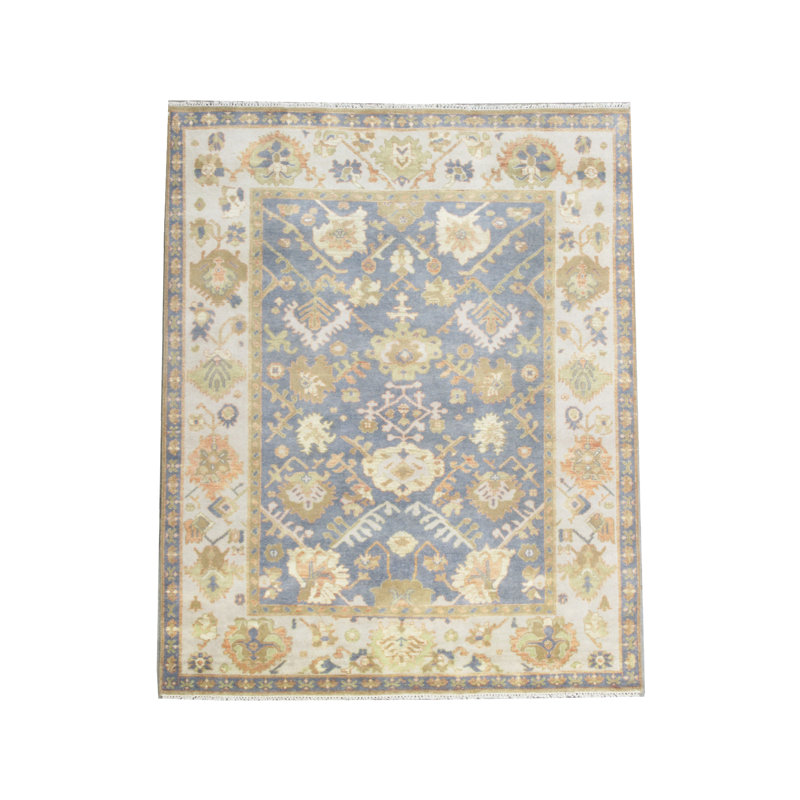 Tapis noué à la main 8 x 10 Oushak