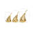 Phillips Dipped Pears Sculpture Set of 3-38421318