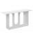 Modern and Curved Design Ash Veneer Console Table with Shelf-516711238