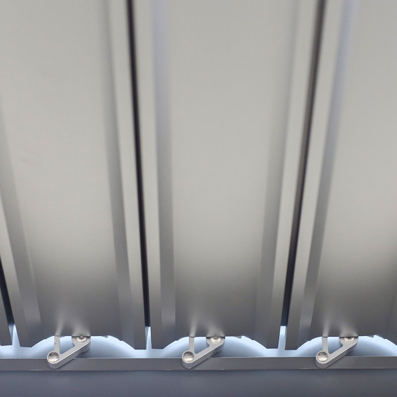 Modern Gray 10' x 10' Aluminum Louvered Pergola