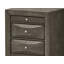 Table de chevet 3 tiroirs Marilla, gris-1316865603
