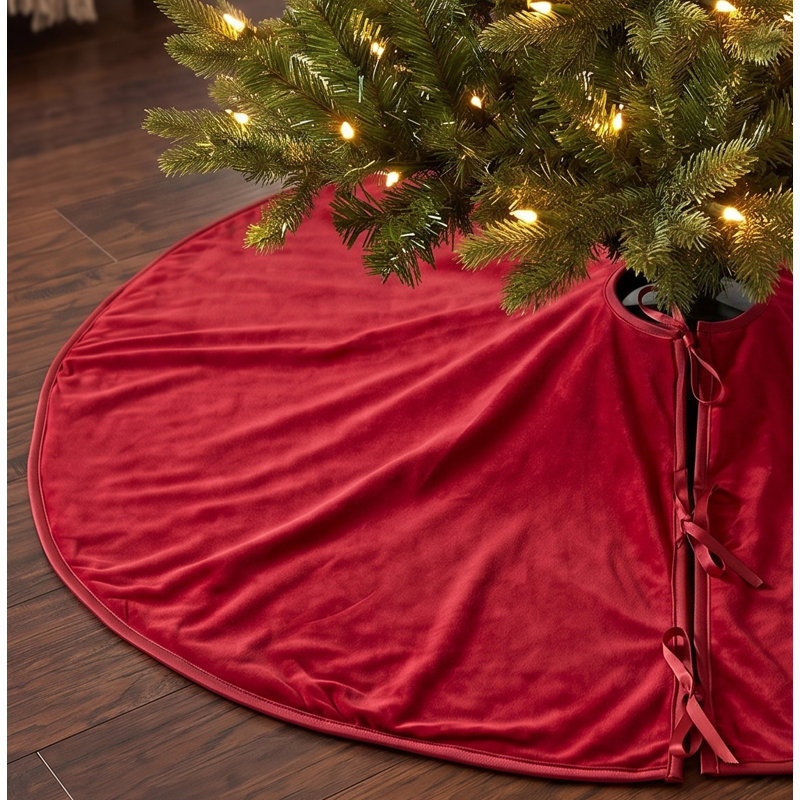 Velvet Tree Skirt, 72" W