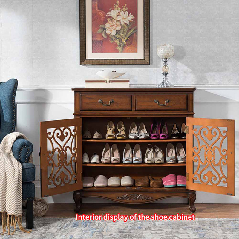 American-style hollowed-out shoe cabinet